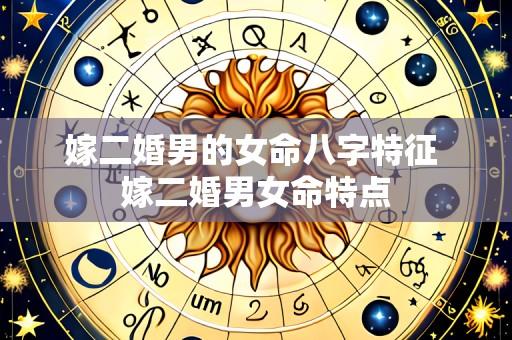 嫁二婚男的女命八字特征 嫁二婚男女命特点