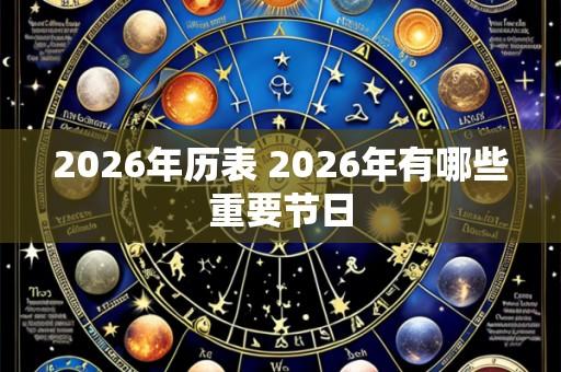 2026年历表 2026年有哪些重要节日