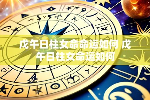 戊午日柱女命命运如何 戊午日柱女命运如何
