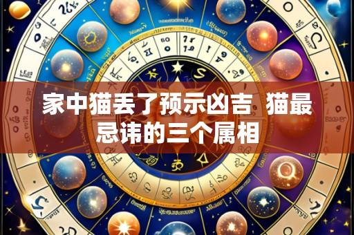 家中猫丢了预示凶吉 猫最忌讳的三个属相