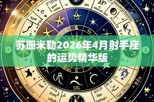 苏珊米勒2026年4月射手座的运势精华版