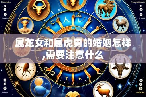 属龙女和属虎男的婚姻怎样,需要注意什么