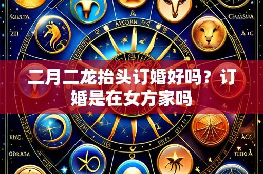 二月二龙抬头订婚好吗?订婚是在女方家吗