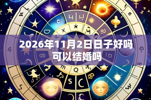 2026年11月2日日子好吗 可以结婚吗