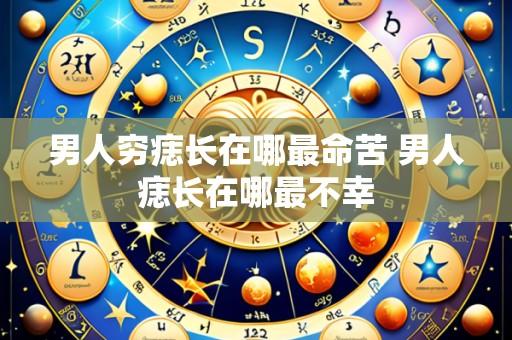 男人穷痣长在哪最命苦 男人痣长在哪最不幸