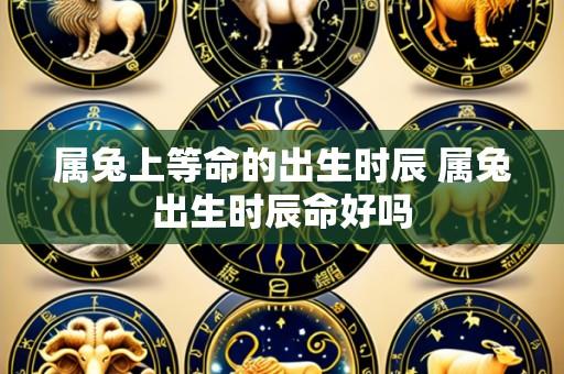 属兔上等命的出生时辰 属兔出生时辰命好吗
