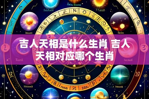 吉人天相是什么生肖 吉人天相对应哪个生肖