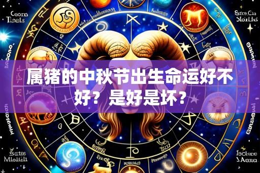 属猪的中秋节出生命运好不好?是好是坏?