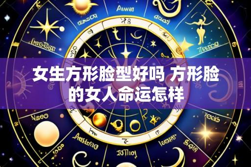 女生方形脸型好吗 方形脸的女人命运怎样