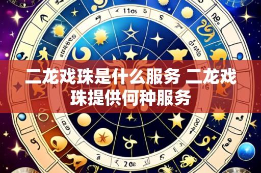 二龙戏珠是什么服务 二龙戏珠提供何种服务