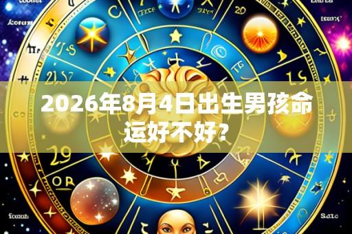 2026年8月4日出生男孩命运好不好？