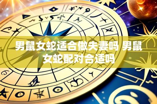 男鼠女蛇适合做夫妻吗 男鼠女蛇配对合适吗