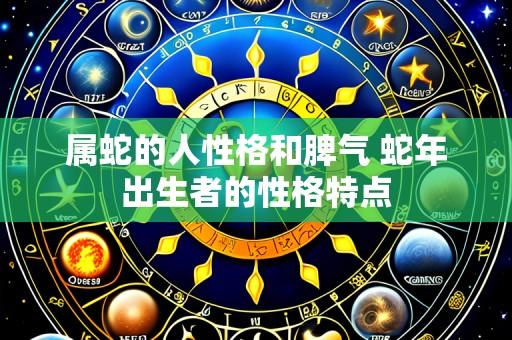 属蛇的人性格和脾气 蛇年出生者的性格特点