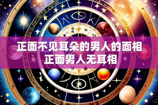 正面不见耳朵的男人的面相 正面男人无耳相