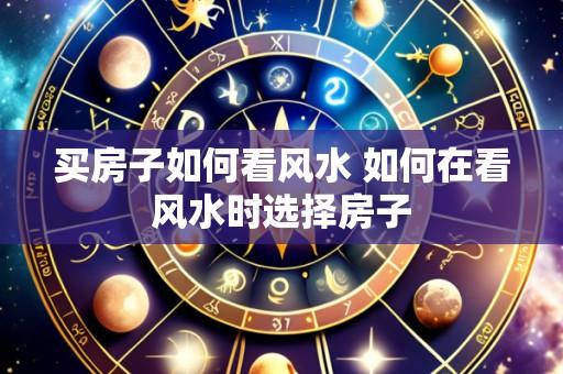 买房子如何看风水 如何在看风水时选择房子