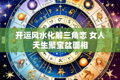 开运风水化解三角恋 女人天生聚宝盆面相