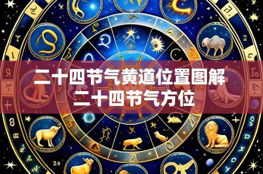二十四节气黄道位置图解  二十四节气方位