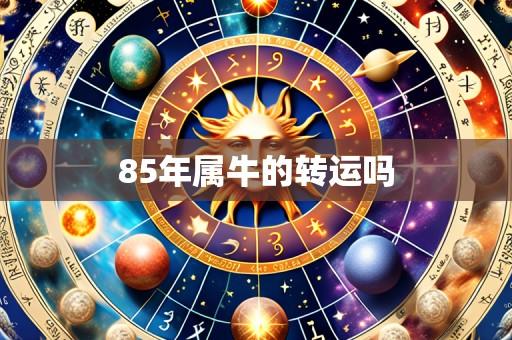 85年属牛的转运吗