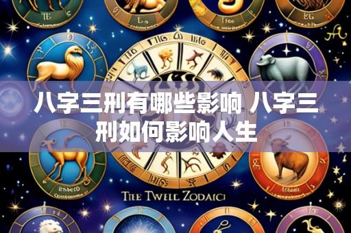 八字三刑有哪些影响 八字三刑如何影响人生