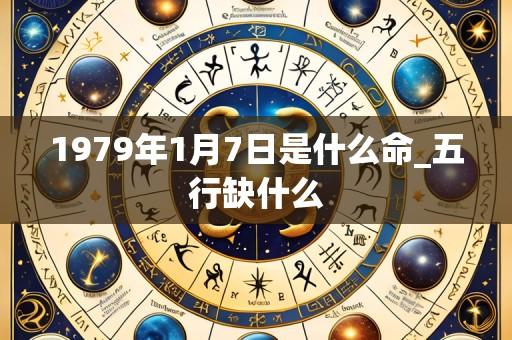 1979年1月7日是什么命_五行缺什么
