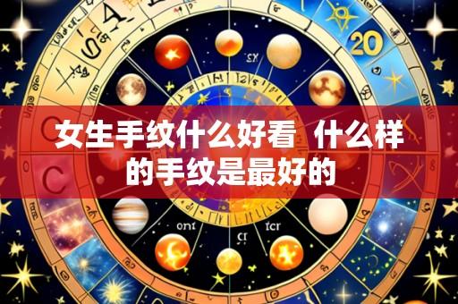 女生手纹什么好看  什么样的手纹是最好的