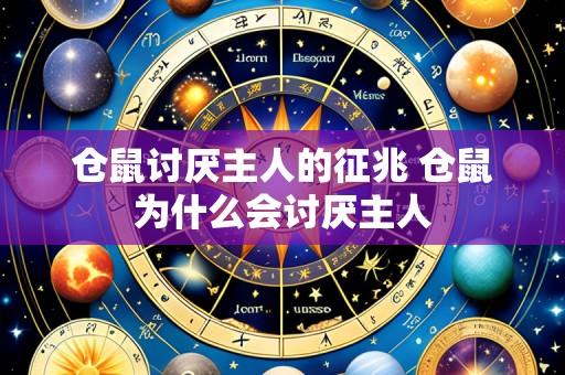 仓鼠讨厌主人的征兆 仓鼠为什么会讨厌主人