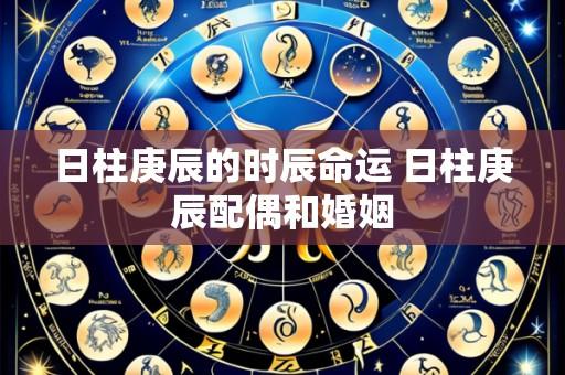 日柱庚辰的时辰命运 日柱庚辰配偶和婚姻