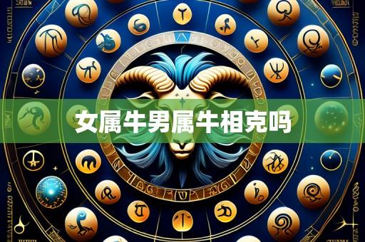 女属牛男属牛相克吗