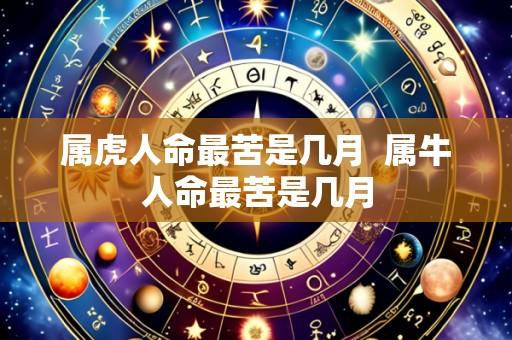 属虎人命最苦是几月 属牛人命最苦是几月