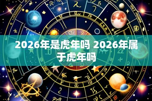 2026年是虎年吗 2026年属于虎年吗