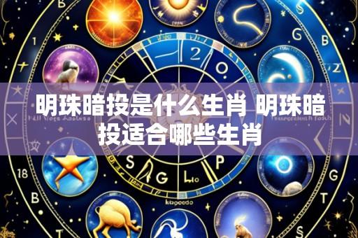明珠暗投是什么生肖 明珠暗投适合哪些生肖