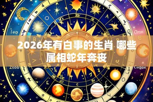 2026年有白事的生肖 哪些属相蛇年奔丧