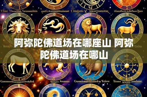 阿弥陀佛道场在哪座山 阿弥陀佛道场在哪山