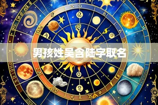 男孩姓吴含陆字取名