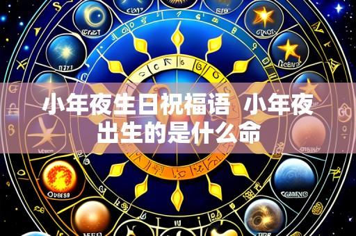 小年夜生日祝福语  小年夜出生的是什么命