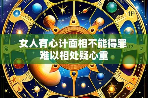 女人有心计面相不能得罪 难以相处疑心重