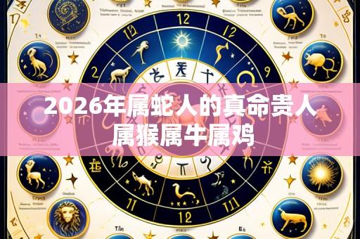 2026年属蛇人的真命贵人 属猴属牛属鸡