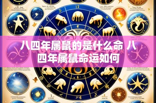 八四年属鼠的是什么命 八四年属鼠命运如何