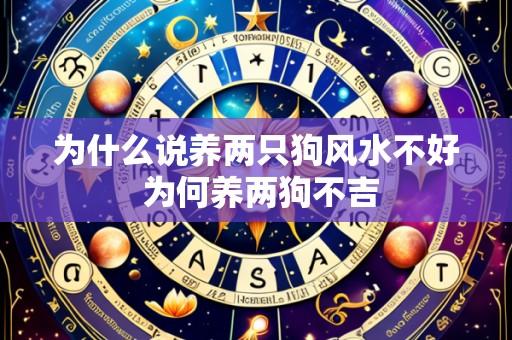 为什么说养两只狗风水不好 为何养两狗不吉