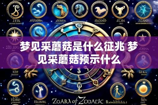 梦见采蘑菇是什么征兆 梦见采蘑菇预示什么