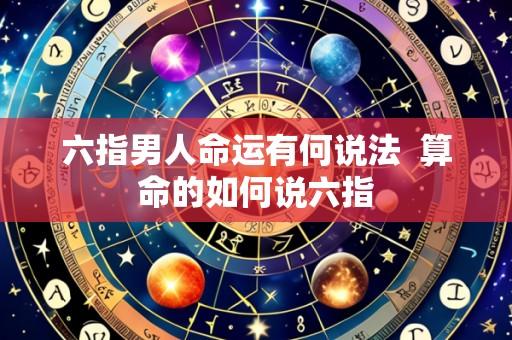 六指男人命运有何说法 算命的如何说六指