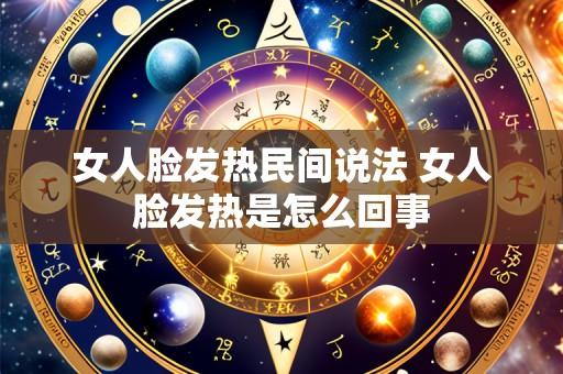 女人脸发热民间说法 女人脸发热是怎么回事