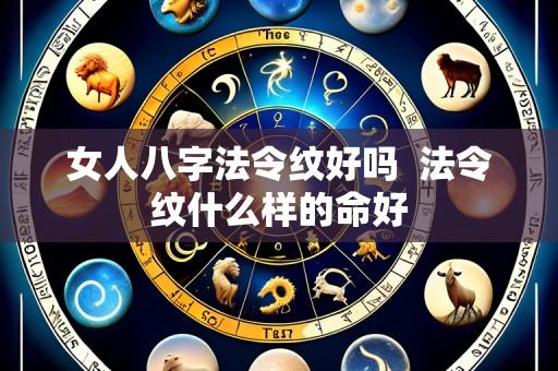 女人八字法令纹好吗 法令纹什么样的命好