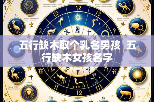 五行缺木取个乳名男孩  五行缺木女孩名字