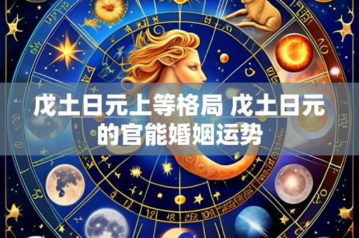 戊土日元上等格局 戊土日元的官能婚姻运势