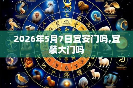 2026年5月7日宜安门吗,宜装大门吗