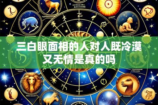 三白眼面相的人对人既冷漠又无情是真的吗