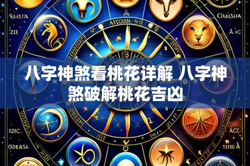 八字神煞看桃花详解 八字神煞破解桃花吉凶