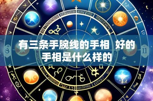 有三条手腕线的手相  好的手相是什么样的