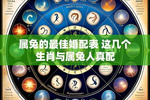 属兔的最佳婚配表 这几个生肖与属兔人真配